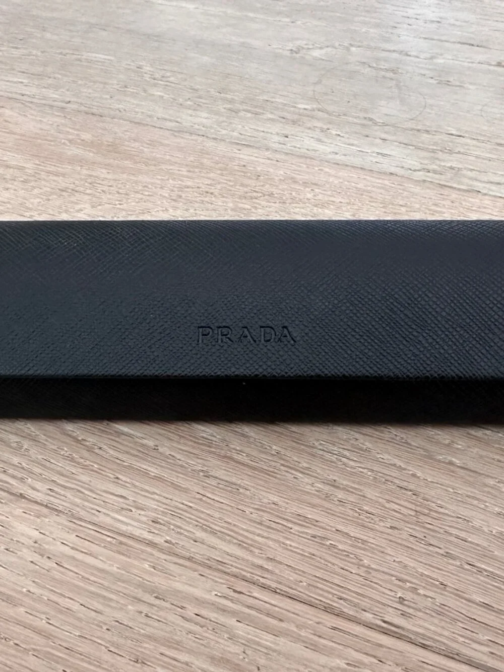 Black Prada Glasses Case